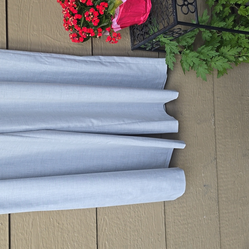 BCBGMaxAzria Gray Wide Leg pants New L large - Picture 7 of 13